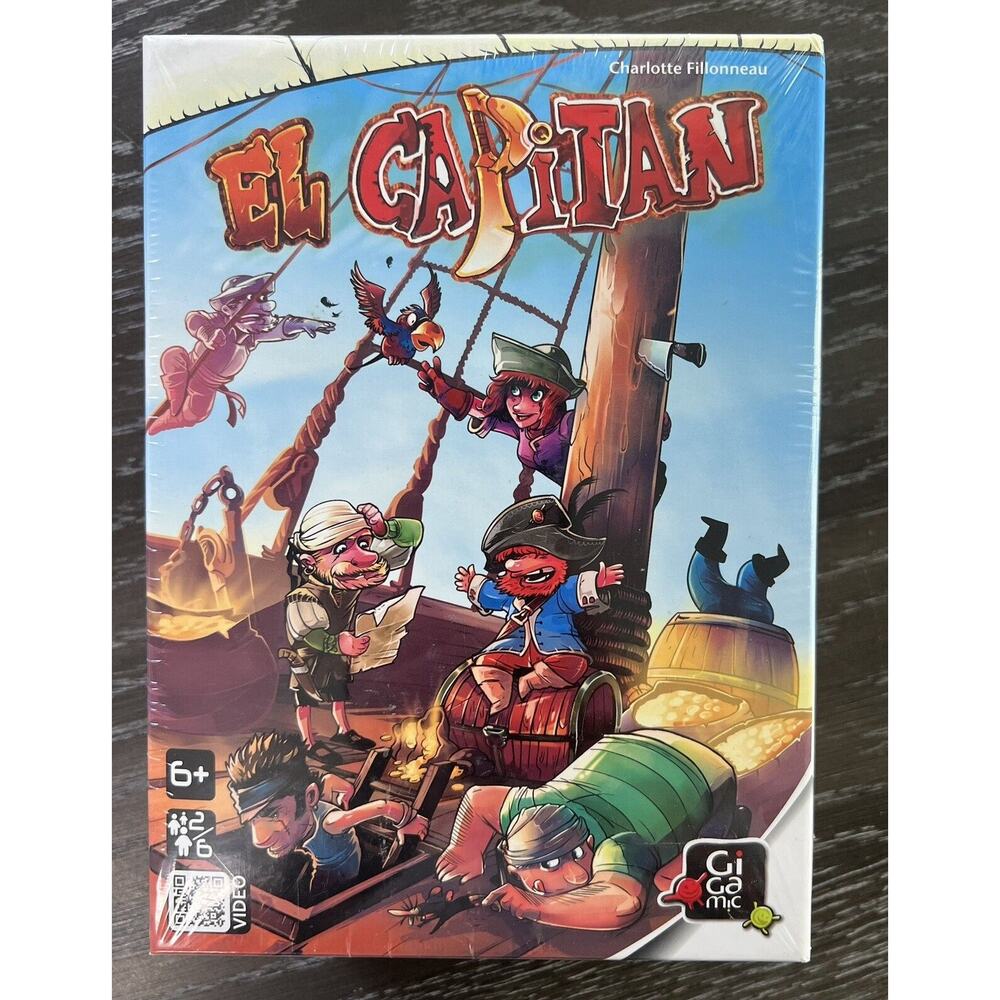 El Capitan Board Game by Charlotte Fillonneau 2014 Gigamic, New and Sealed